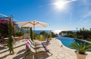 Villa for rental with a panoramic sea view and 4 bedroom - EZE SUR MER Image 1