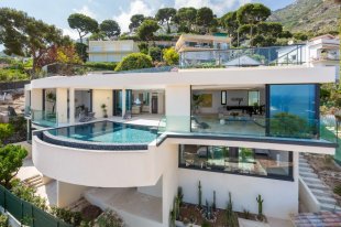 Villa Californian for rental with sea view and 5 bedrooms - EZE SUR MER Image 1