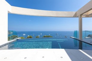 Villa Californian for rental with sea view and 5 bedrooms - EZE SUR MER Image 12