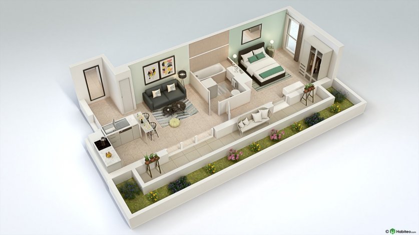 Brand new apartment with solarium between Monaco and Menton Image 5