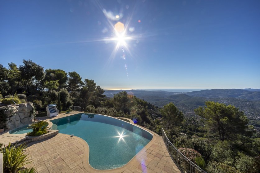 Wonderful villa on the hills with outstanding view on the sea and Saint-Cassien lake Image 29
