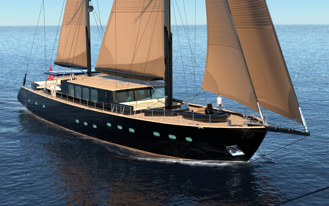 In build 34m Sailing Yacht S/Y “Miti One” For Sale with Yacht & Villa